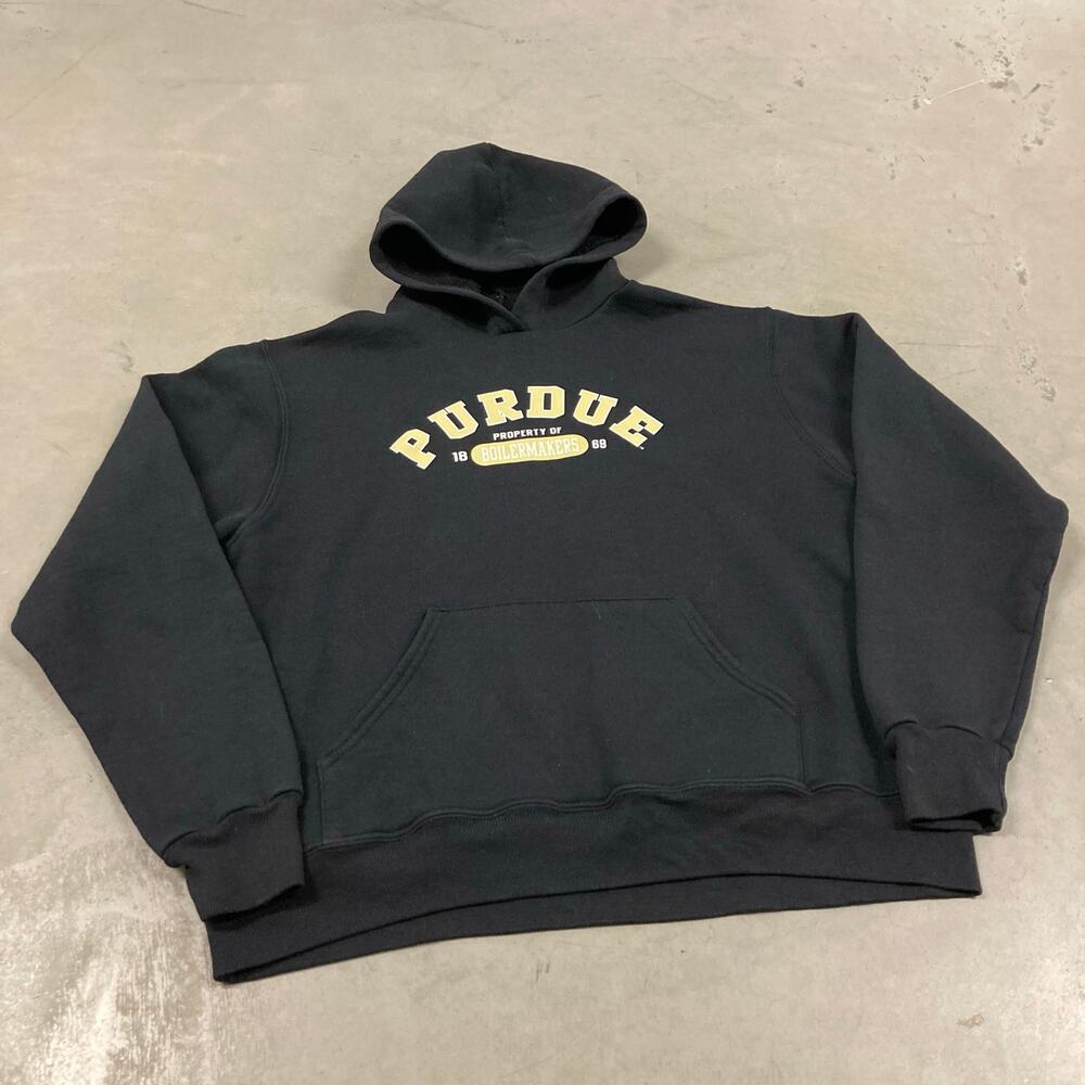 y2k Purdue university Russell athletic hoodie
